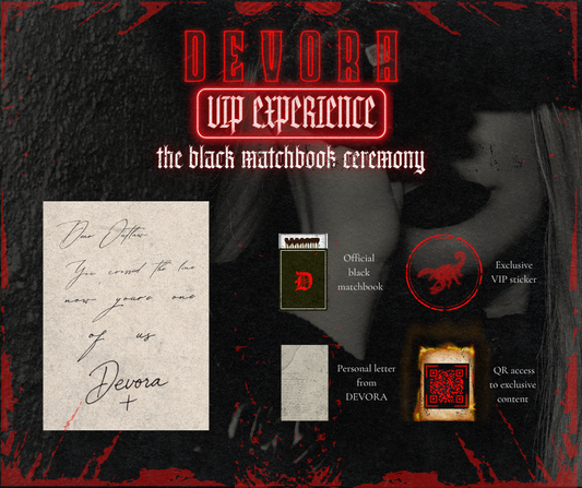 11/7/2025 Baltimore Devora's VIP Black Matchbook